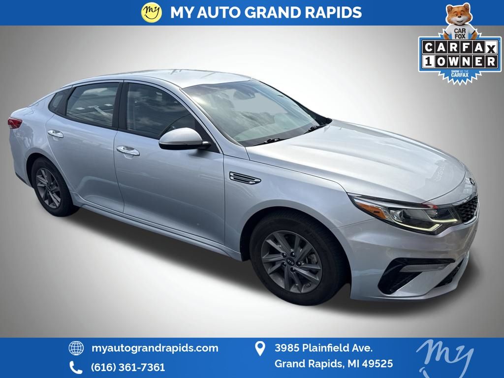 Sparkling Silver 2019 Kia Optima Sedan Front-Wheel Drive 6-Speed Automatic