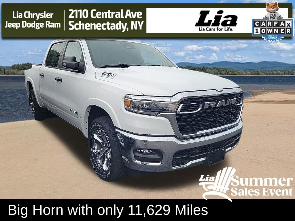 Bright White Clearcoat 2026 RAM 1500 Pickup Truck Four-Wheel Drive 8-Speed Automatic