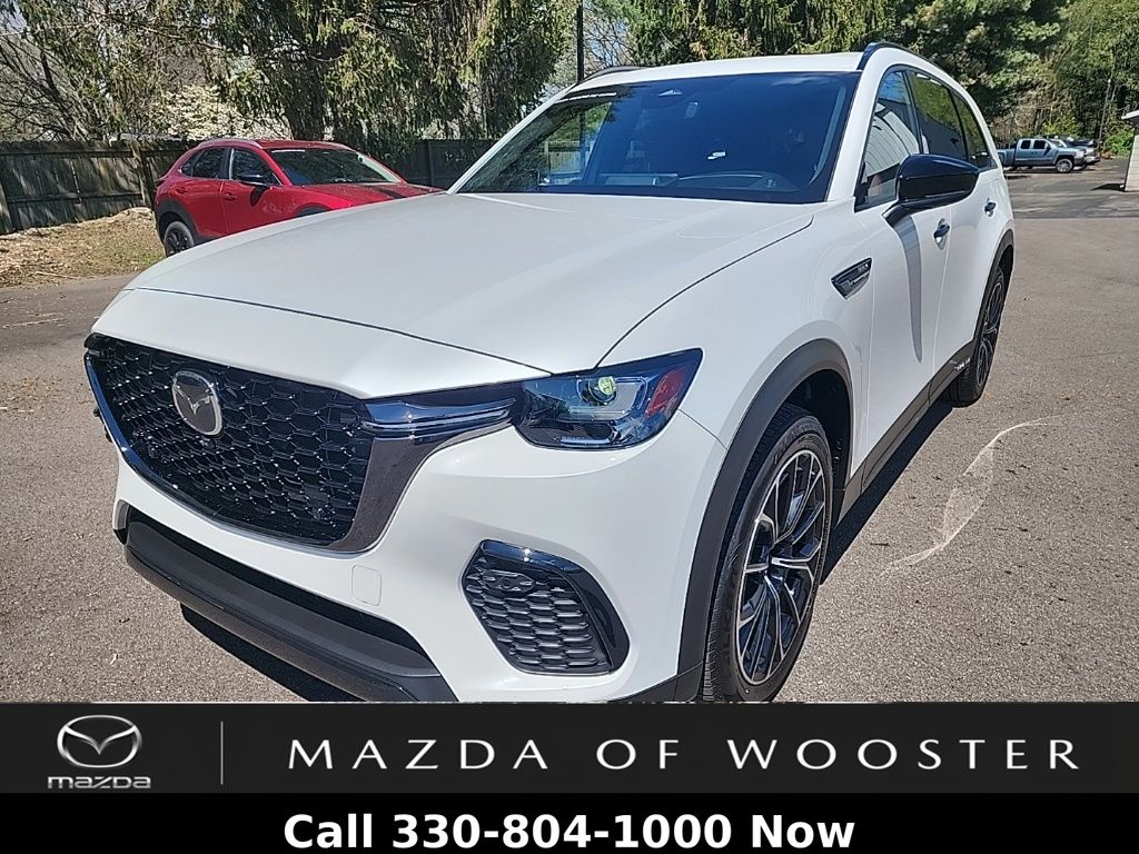 Rhodium White Premium 2025 Mazda CX-70 PHEV Premium Plus AWD SUV / Crossover All-Wheel Drive 8-Speed Automatic