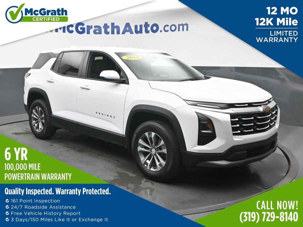 Summit White 2025 Chevrolet Equinox SUV / Crossover Four-Wheel Drive 8-Speed Automatic