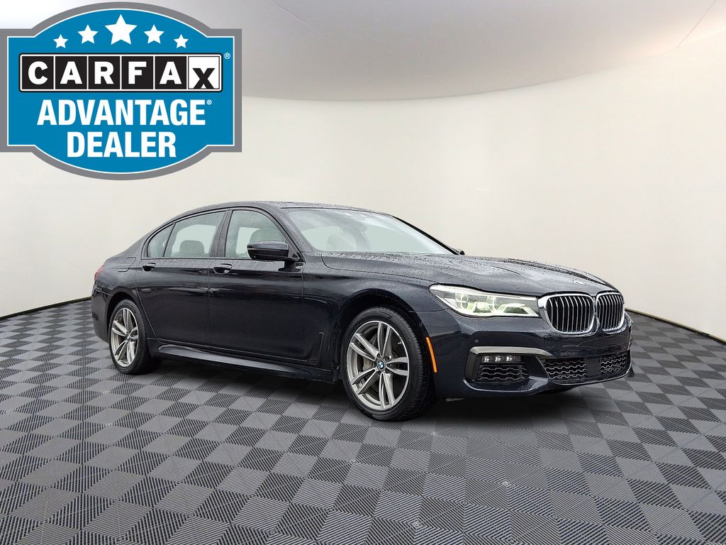 Carbon Black Metallic 2016 BMW 7 Series 750i xDrive AWD Sedan All-Wheel Drive 8-Speed Automatic