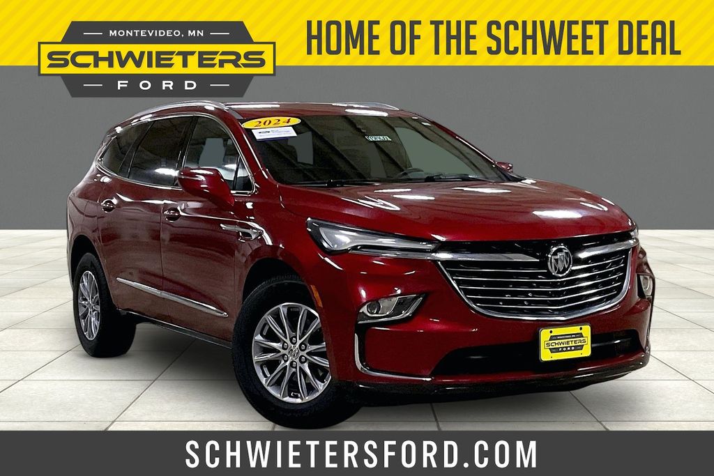 Cherry Red Tintcoat 2024 Buick Enclave SUV / Crossover Four-Wheel Drive 9-Speed Automatic