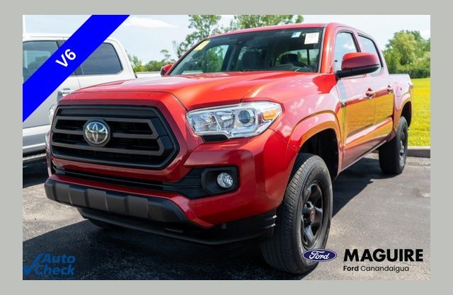 Barcelona Red Metallic 2021 Toyota Tacoma Pickup Truck Four-Wheel Drive 6-Speed Automatic