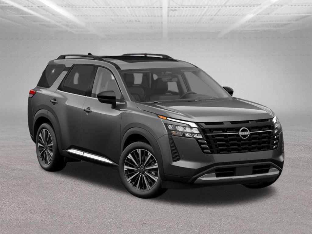 2026 Nissan Pathfinder Platinum Gray at John Sisson Motors