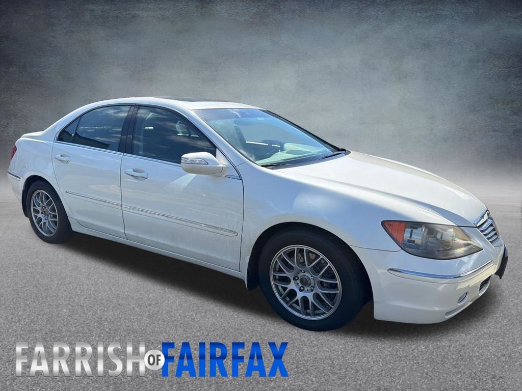 Premium White Pearl 2006 Acura RL SH-AWD with Navigation Sedan All-Wheel Drive 5-Speed Automatic Overdrive