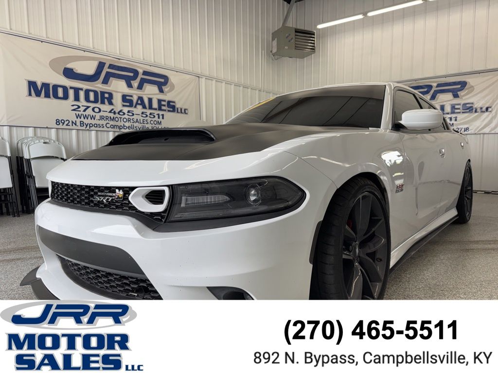 White Knuckle Clearcoat 2019 Dodge Charger R/T Scat Pack RWD Sedan Rear-Wheel Drive 8-Speed Automatic