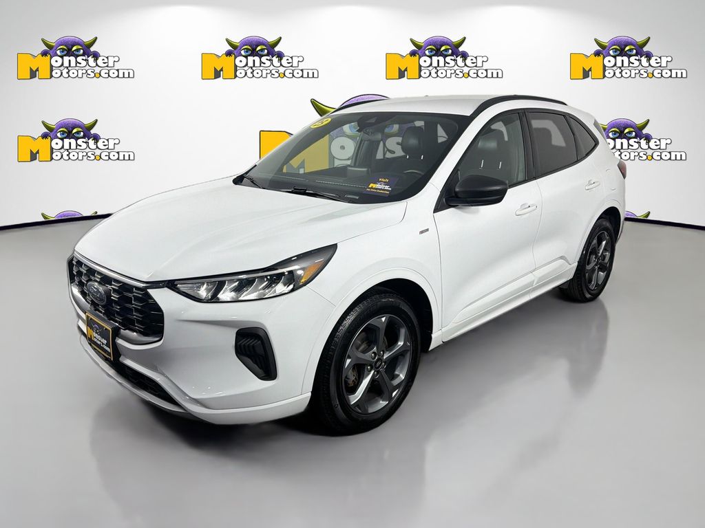 White 2023 Ford Escape Hybrid ST-Line AWD SUV / Crossover 8-Speed Automatic
