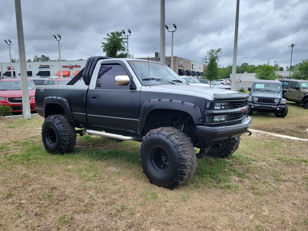 Silver 1988 Chevrolet C/K 1500 Pickup Truck