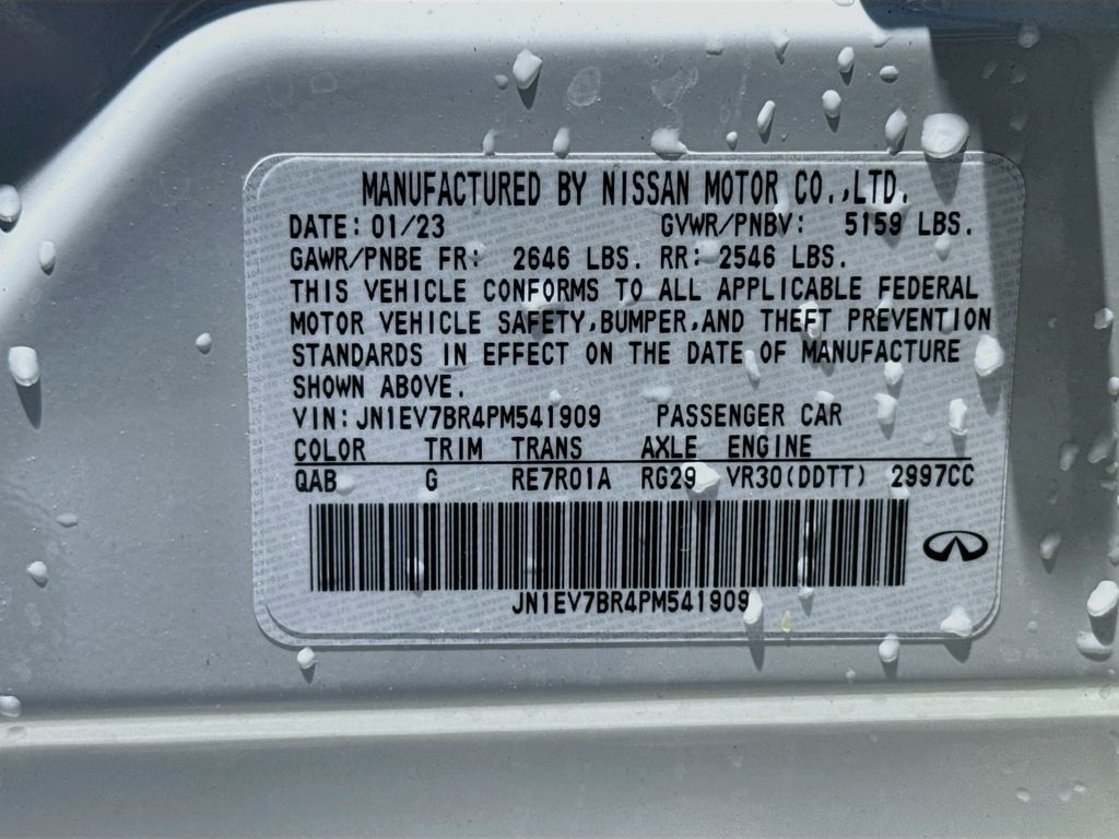 2023 INFINITI Q50 LUXE White at AutoSavvy Houston Northwest