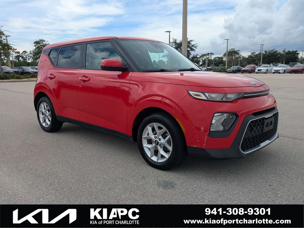 Inferno Red 2020 Kia Soul SUV / Crossover Front-Wheel Drive Continuously Variable Transmission