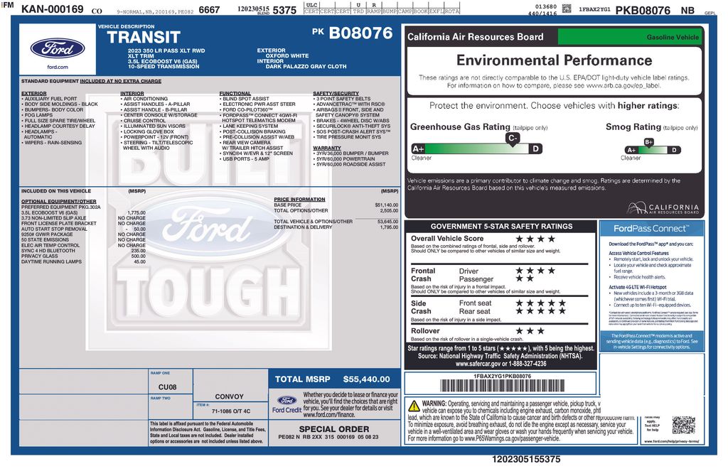 2023 Ford Transit-350 Passenger Van XLT