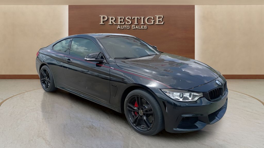 Black Sapphire Metallic 2015 BMW 4 Series Coupe All-Wheel Drive 8-Speed Automatic