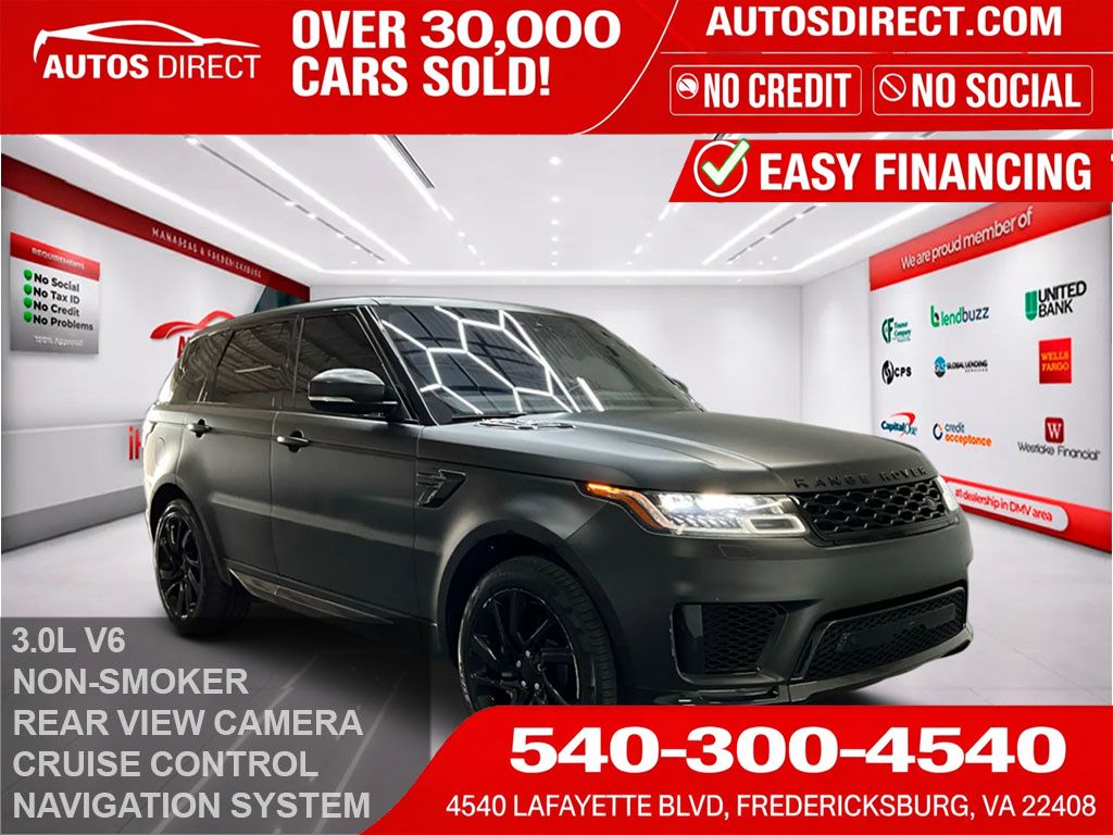 Silver 2018 Land Rover Range Rover Sport V6 HSE 4WD SUV / Crossover All-Wheel Drive 8-Speed Automatic