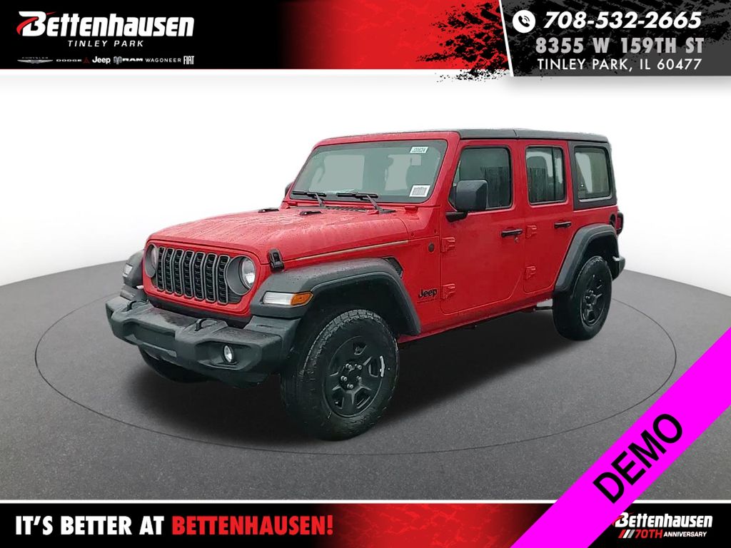 Red Clearcoat 2026 Jeep Wrangler SUV / Crossover Four-Wheel Drive 8-Speed Automatic