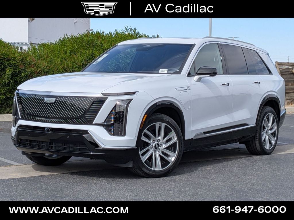 Vibrant White Tricoat 2026 Cadillac VISTIQ Luxury AWD SUV / Crossover All-Wheel Drive 1-Speed Automatic