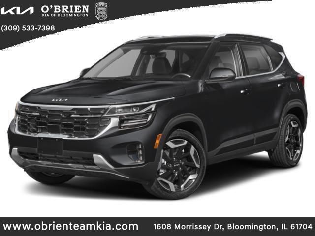 Fusion Black 2025 Kia Seltos SX AWD SUV / Crossover All-Wheel Drive 8-Speed Automatic