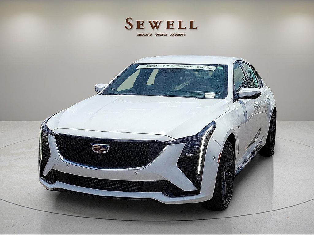 Summit White 2025 Cadillac CT5 Sedan All-Wheel Drive Automatic