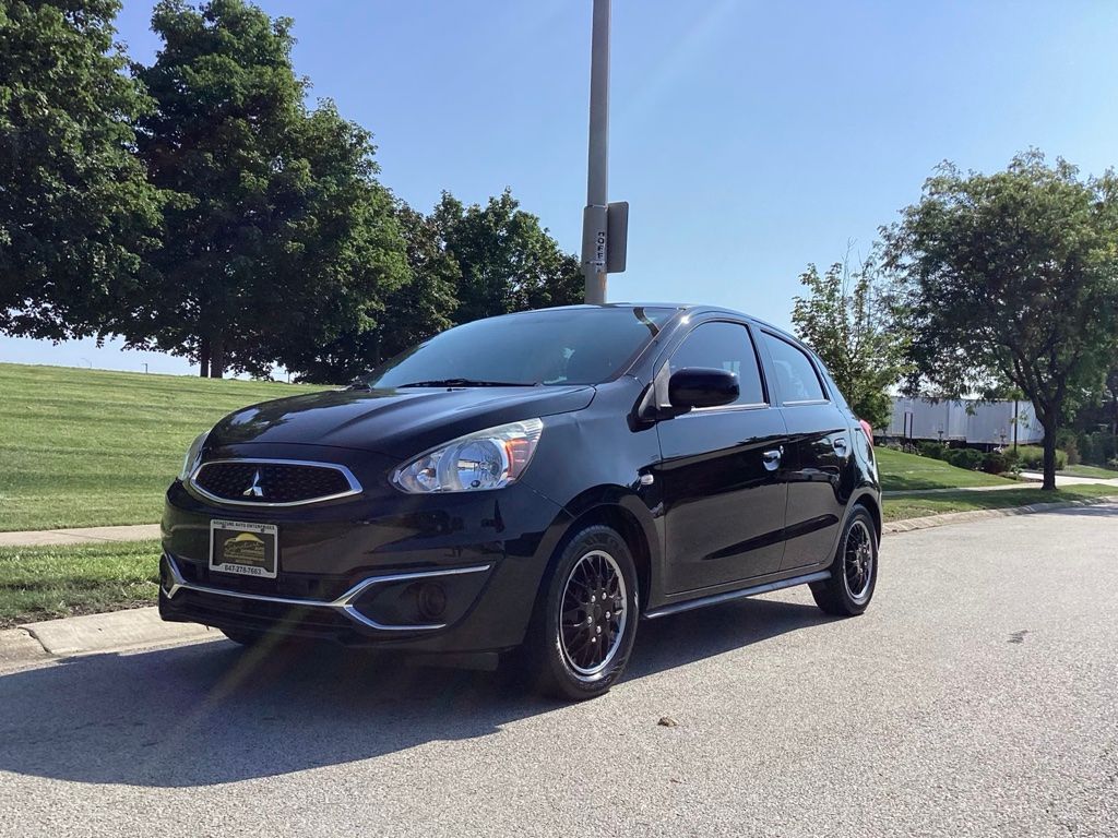 Mystic Black 2017 Mitsubishi Mirage Hatchback Front-Wheel Drive 5-Speed Manual