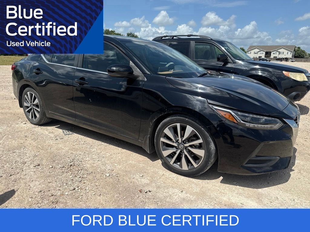 2020 Nissan Sentra SV Black at Texan Dodge Chrysler Jeep Ram