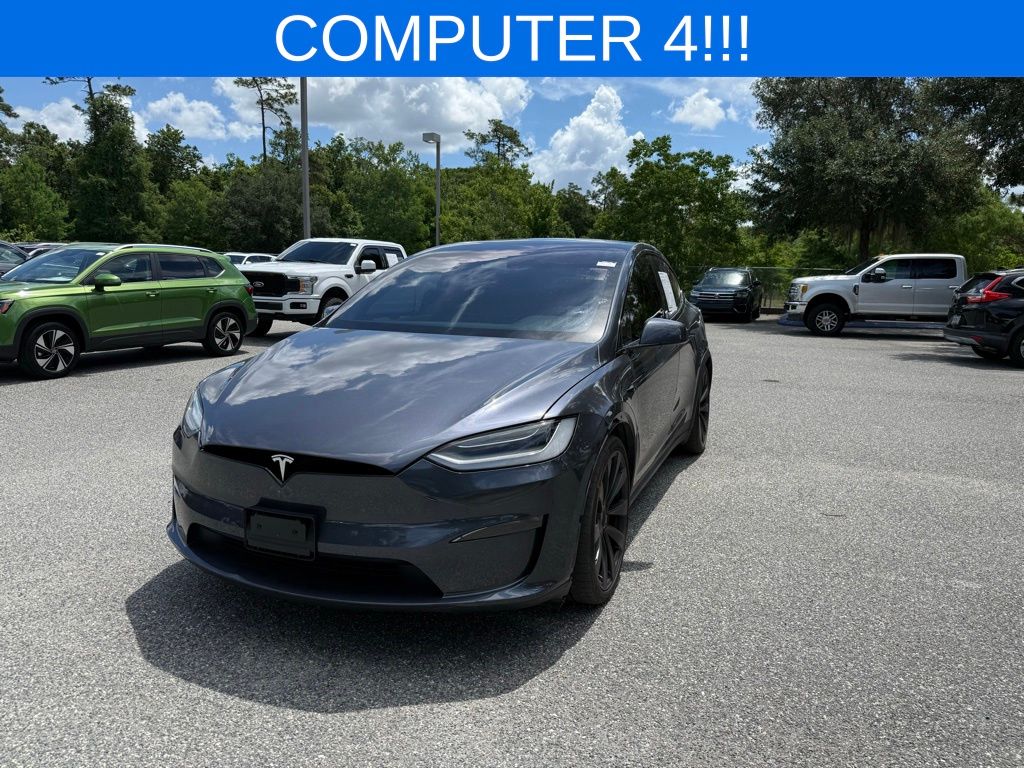 Gray 2023 Tesla Model X Plaid AWD SUV / Crossover All-Wheel Drive 1-Speed Automatic