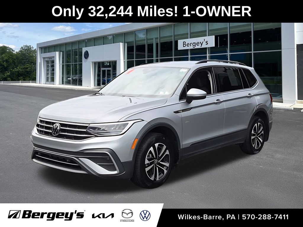 Silver 2024 Volkswagen Tiguan SUV / Crossover All-Wheel Drive 8-Speed Automatic