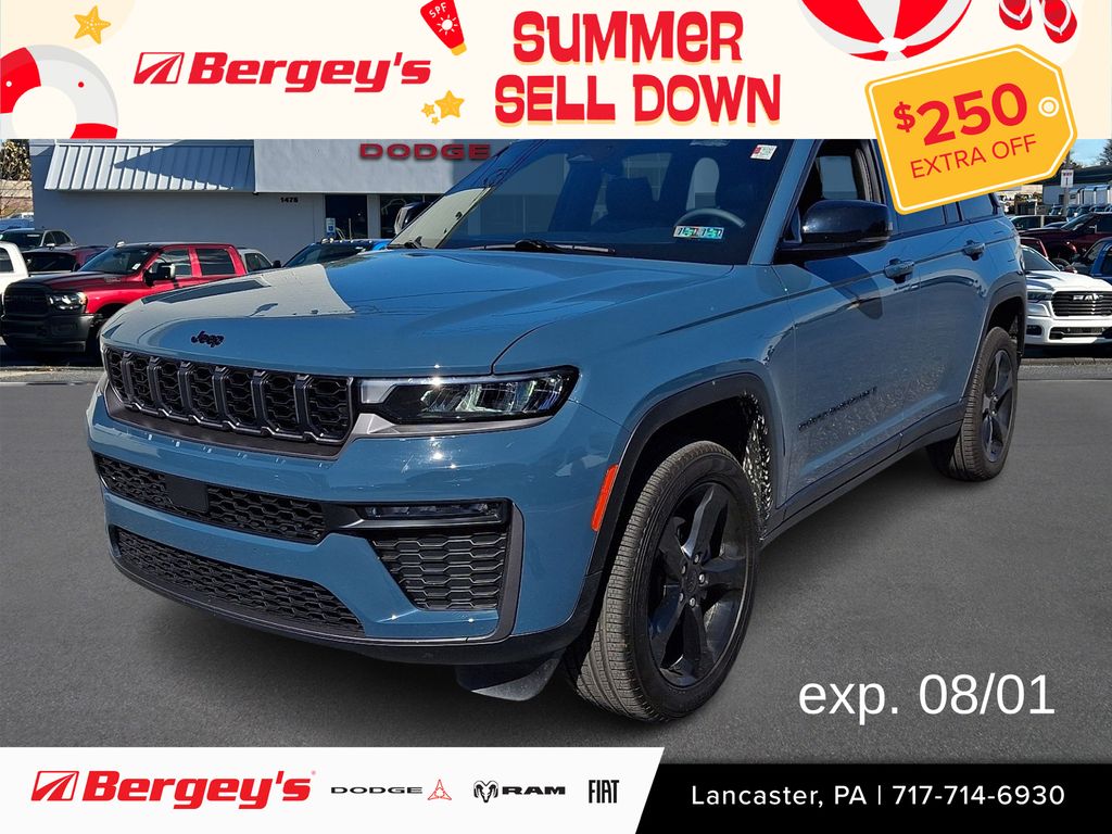 Gray (Steel Blue) 2026 Jeep Grand Cherokee SUV / Crossover Four-Wheel Drive 8-Speed Automatic