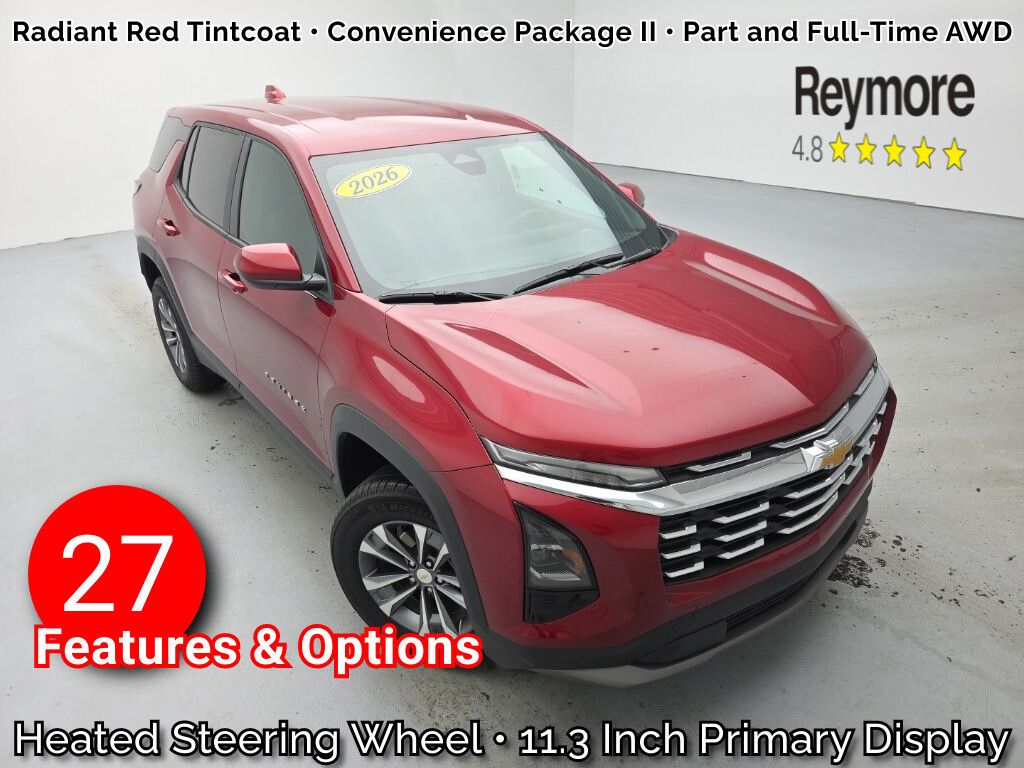 Radiant Red Tintcoat 2026 Chevrolet Equinox SUV / Crossover Four-Wheel Drive 8-Speed Automatic