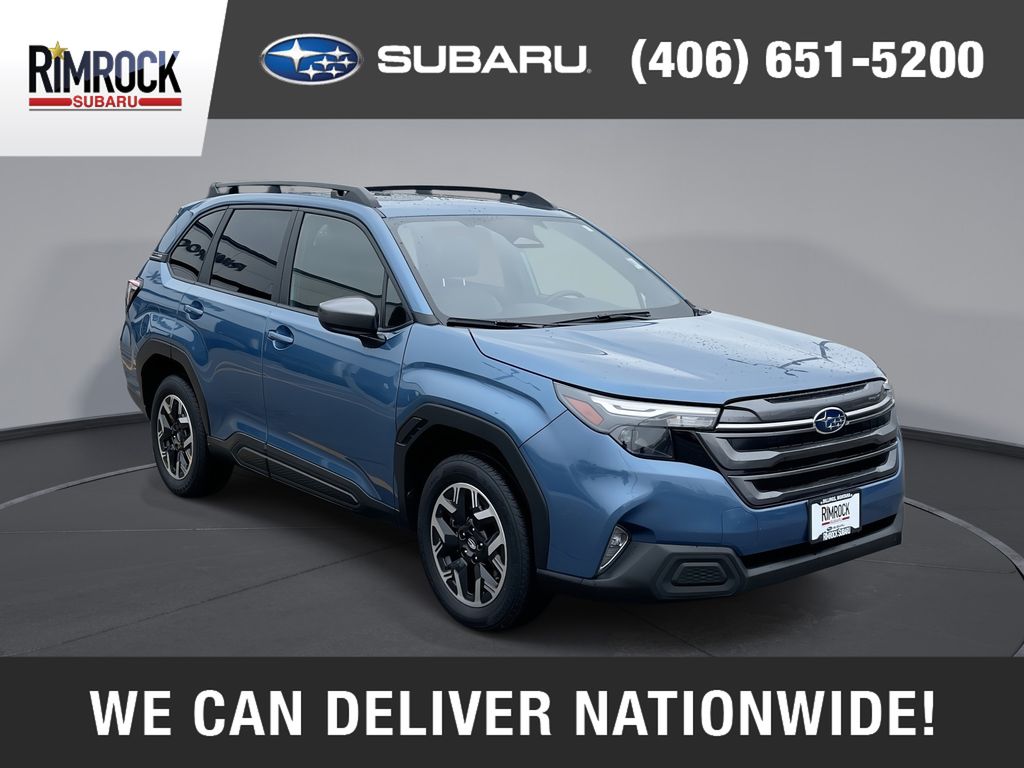 Horizon Blue Pearl 2025 Subaru Forester SUV / Crossover All-Wheel Drive Continuously Variable Transmission