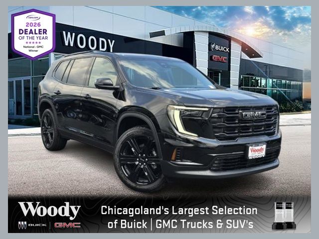 Black (Ebony Twilight Metallic) 2026 GMC Acadia SUV / Crossover Four-Wheel Drive 8-Speed Automatic