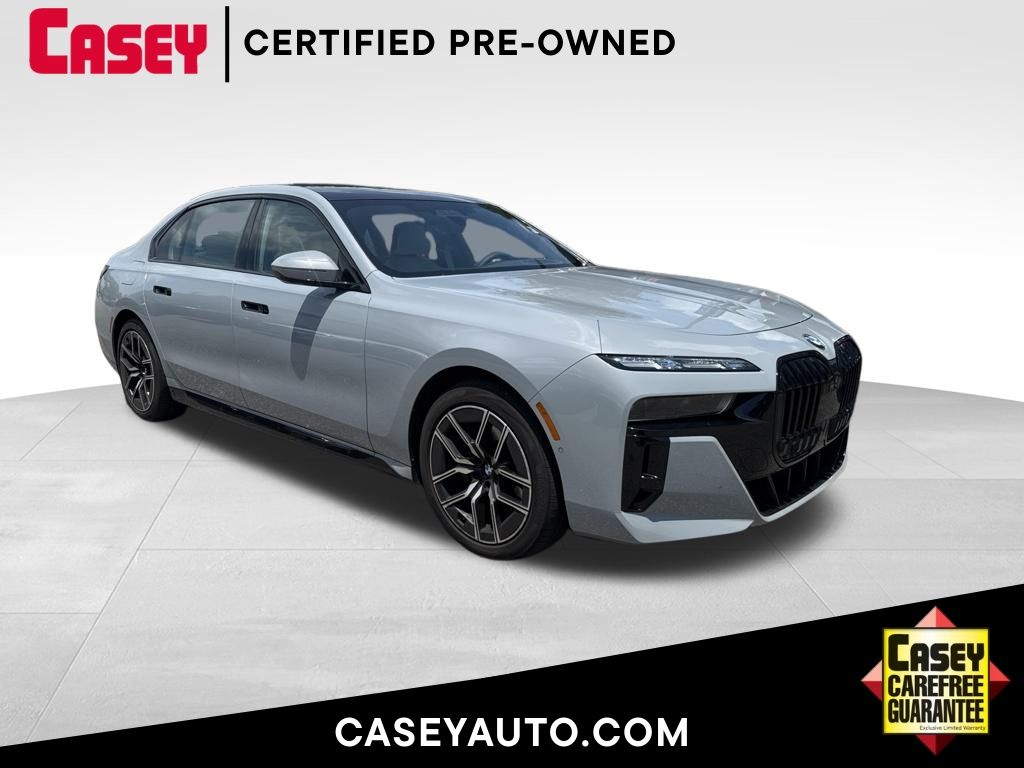 Gray Metallic 2023 BMW 7 Series Sedan All-Wheel Drive 8-Speed Automatic