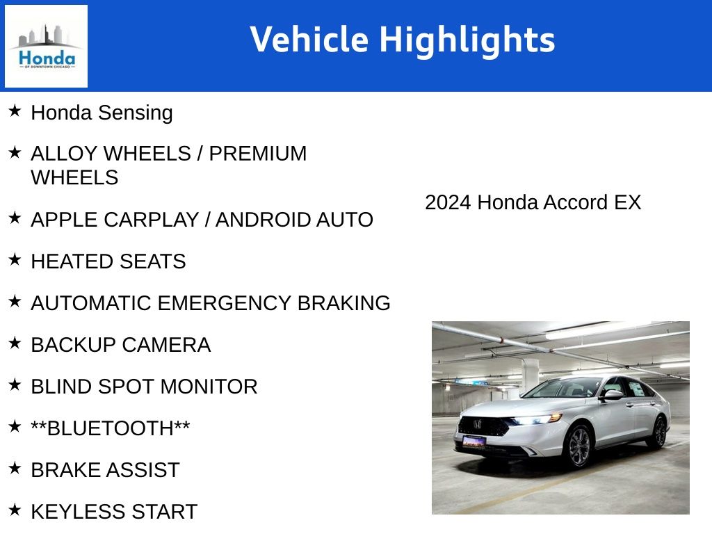 2024 Honda Accord EX 7