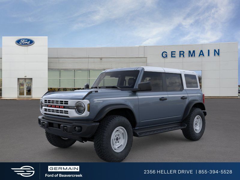 Blue (Azure Gray Metallic) 2025 Ford Bronco Heritage Edition 4-Door 4WD SUV / Crossover Four-Wheel Drive Automatic