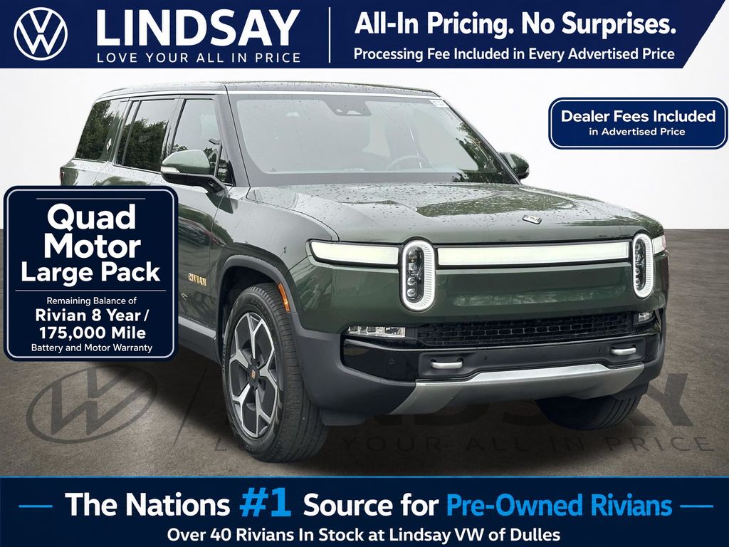 Forest Green 2024 Rivian R1S Adventure Quad Motor AWD SUV / Crossover All-Wheel Drive 1-Speed Automatic