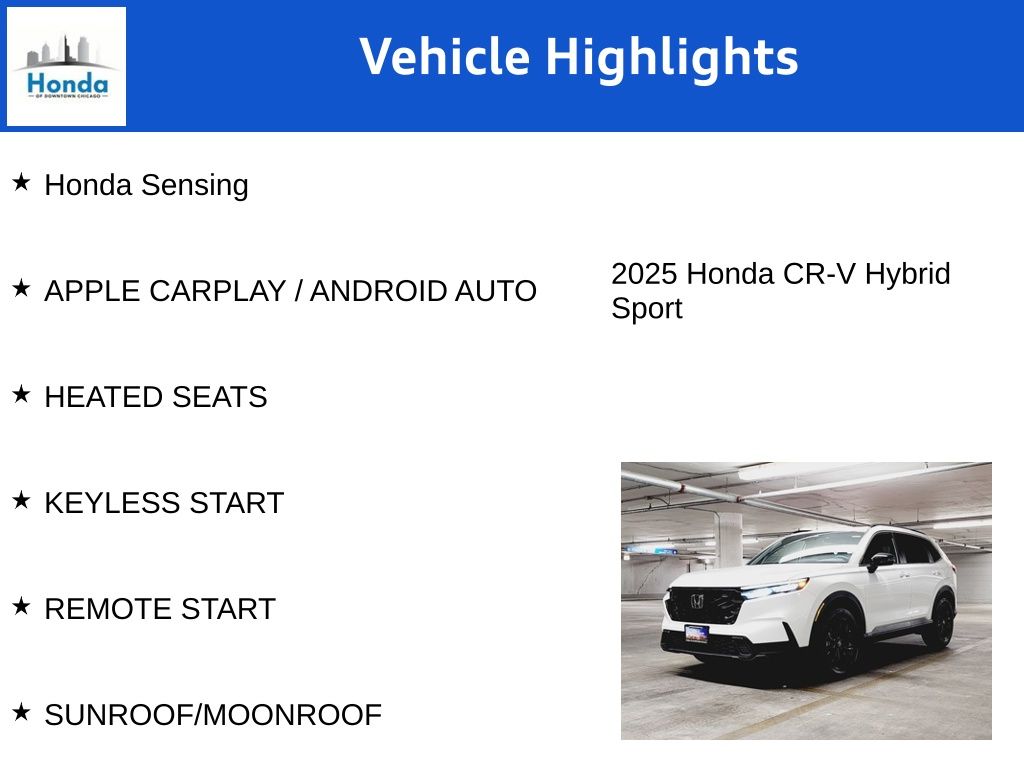 2025 Honda CR-V Hybrid Sport 7