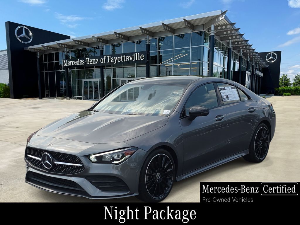 Gray 2021 Mercedes-Benz CLA Coupe Front-Wheel Drive 7-Speed Automatic