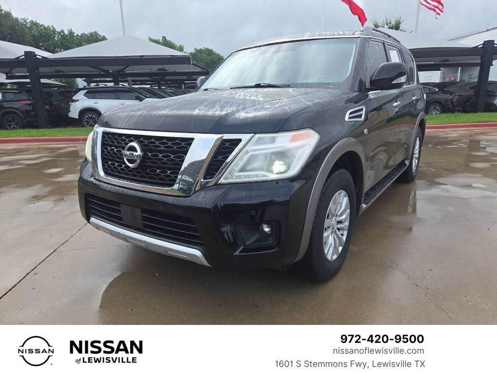 Super Black 2017 Nissan Armada SUV / Crossover 4X2 7-Speed Automatic