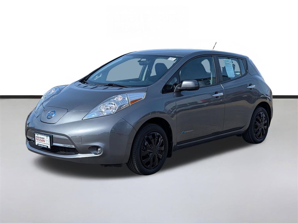 Gray (Gun Metallic) 2015 Nissan LEAF S Hatchback Front-Wheel Drive Automatic
