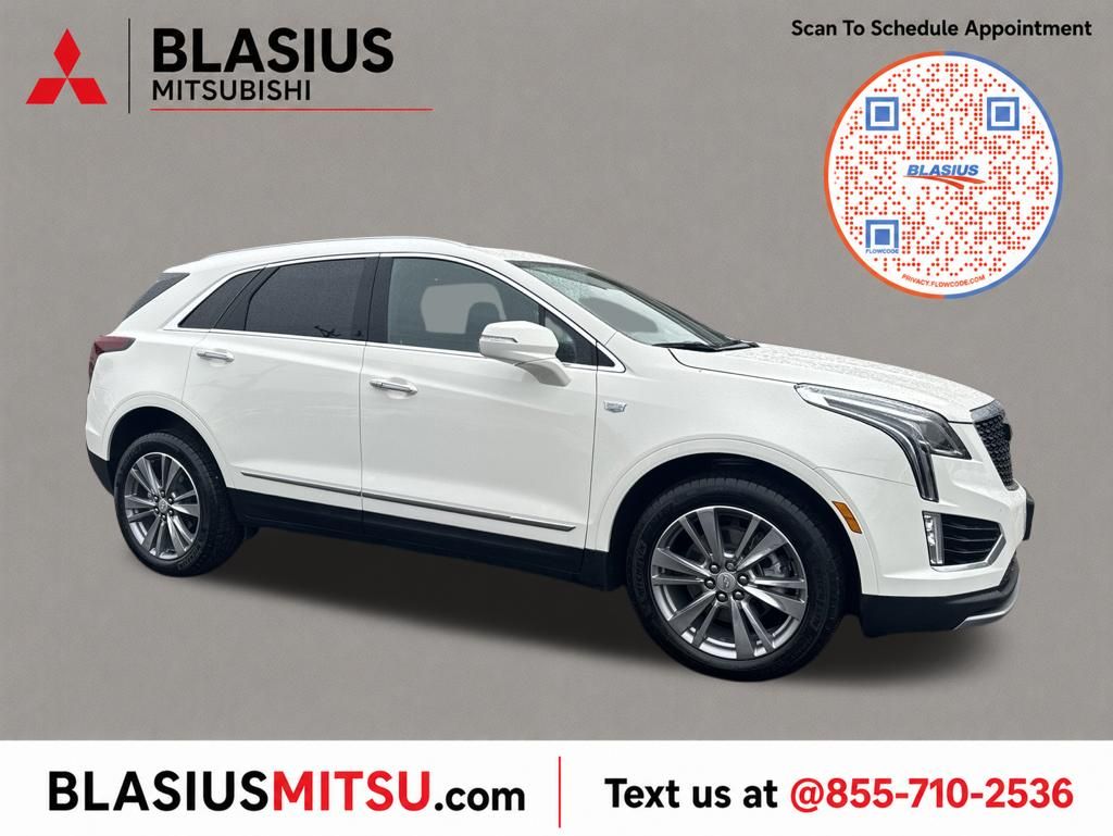 Crystal White 2025 Cadillac XT5 SUV / Crossover Four-Wheel Drive 9-Speed Automatic