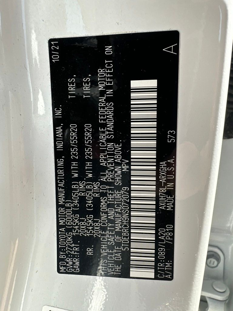 Used 2022 Toyota Highlander Hybrid SUV