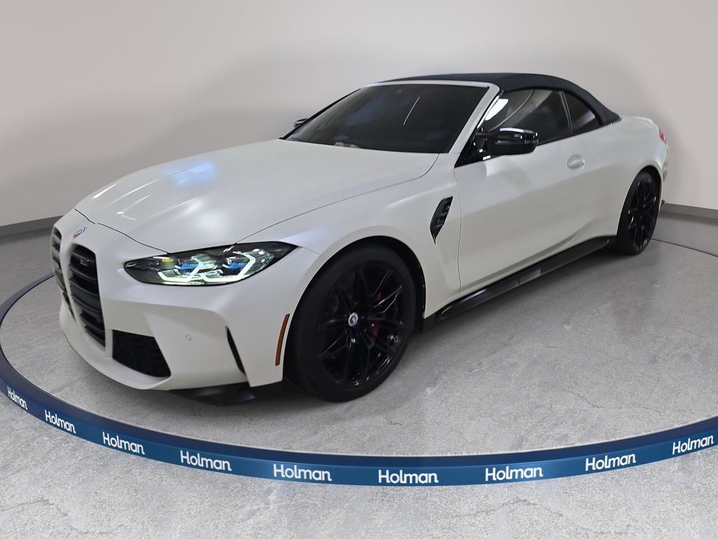 Frozen Brilliant White Metallic 2022 BMW M4 Convertible All-Wheel Drive 8-Speed Automatic