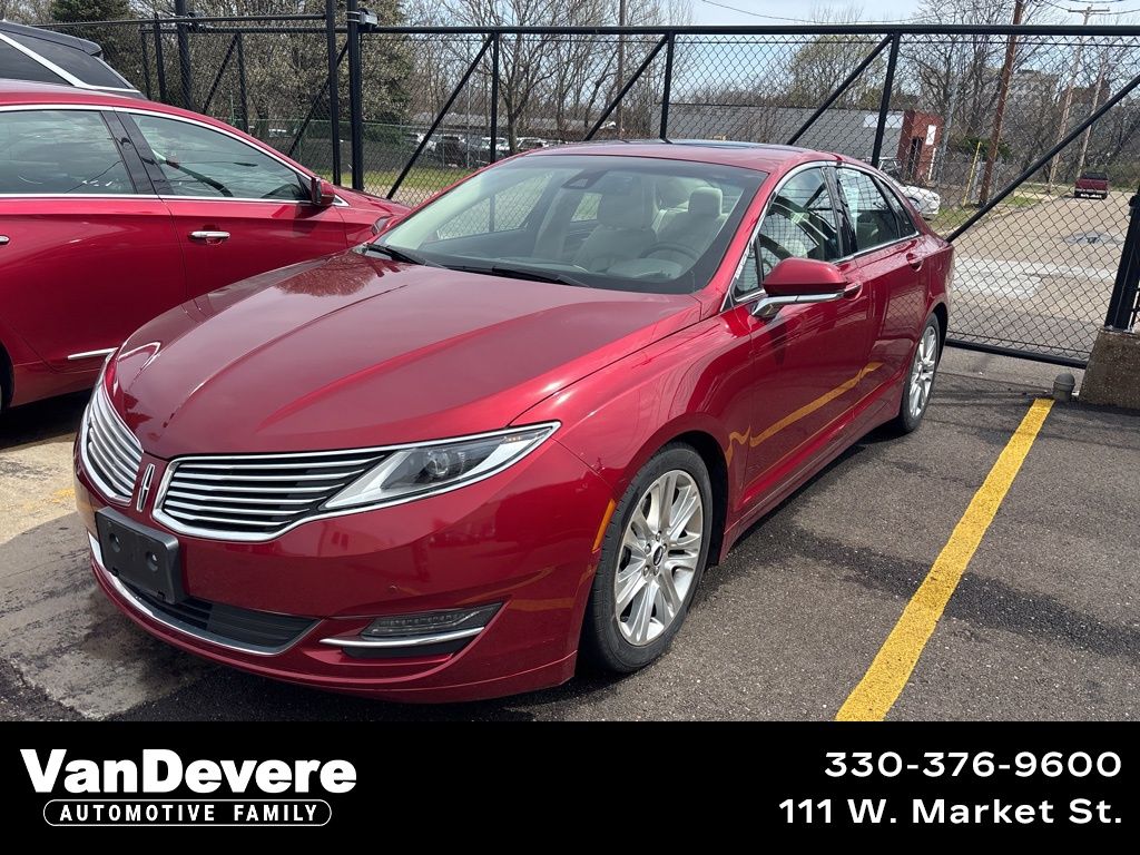 Ruby Red Metallic 2016 Lincoln MKZ Hybrid FWD Sedan Front-Wheel Drive Continuously Variable Transmission