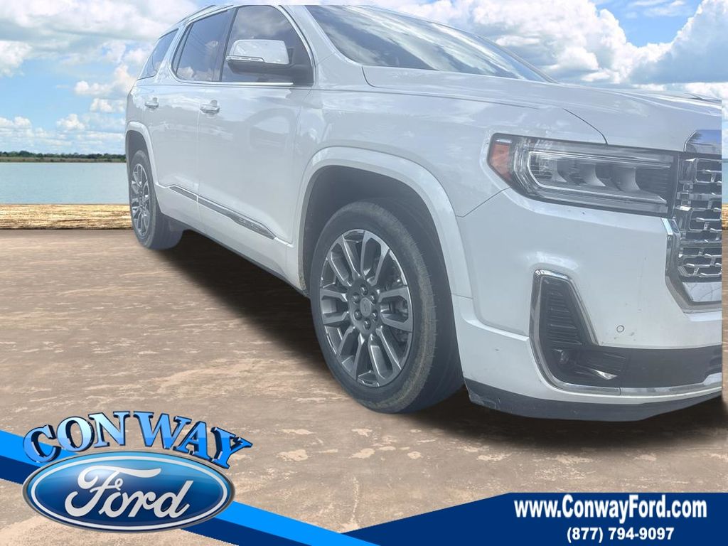 White Frost Tricoat 2021 GMC Acadia SUV / Crossover Front-Wheel Drive 9-Speed Automatic