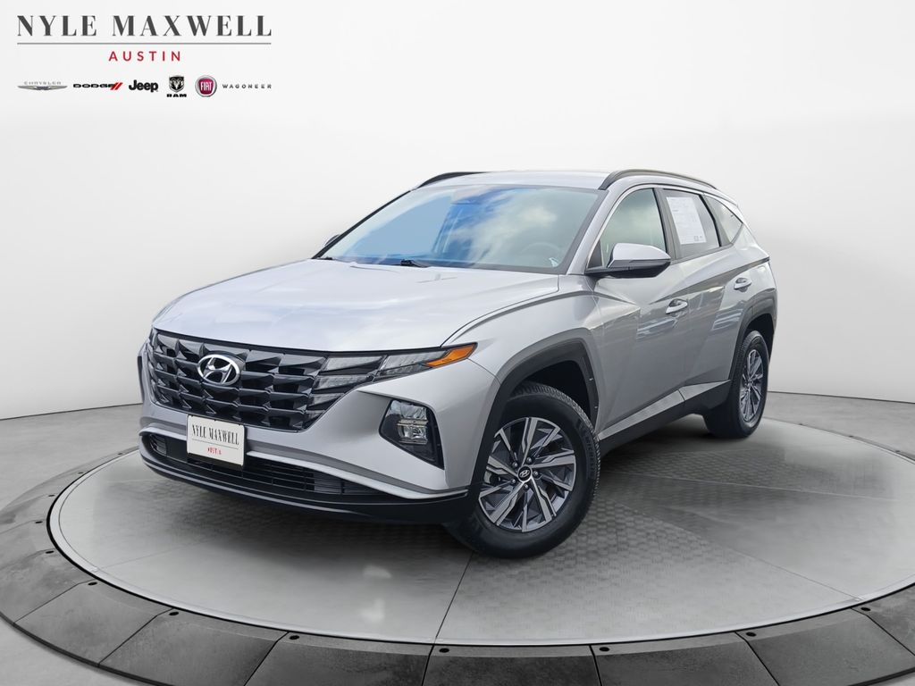 Shimmering Silver 2022 Hyundai Tucson Hybrid Blue AWD SUV / Crossover All-Wheel Drive 6-Speed Automatic