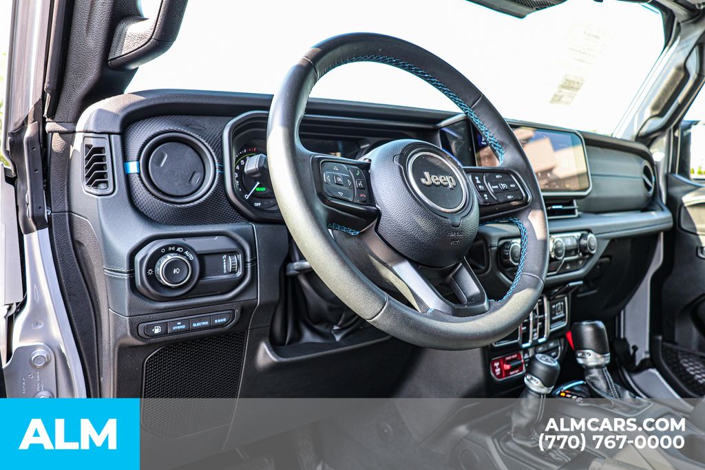 Used 2024 Silver Jeep Rubicon 4xe image 25