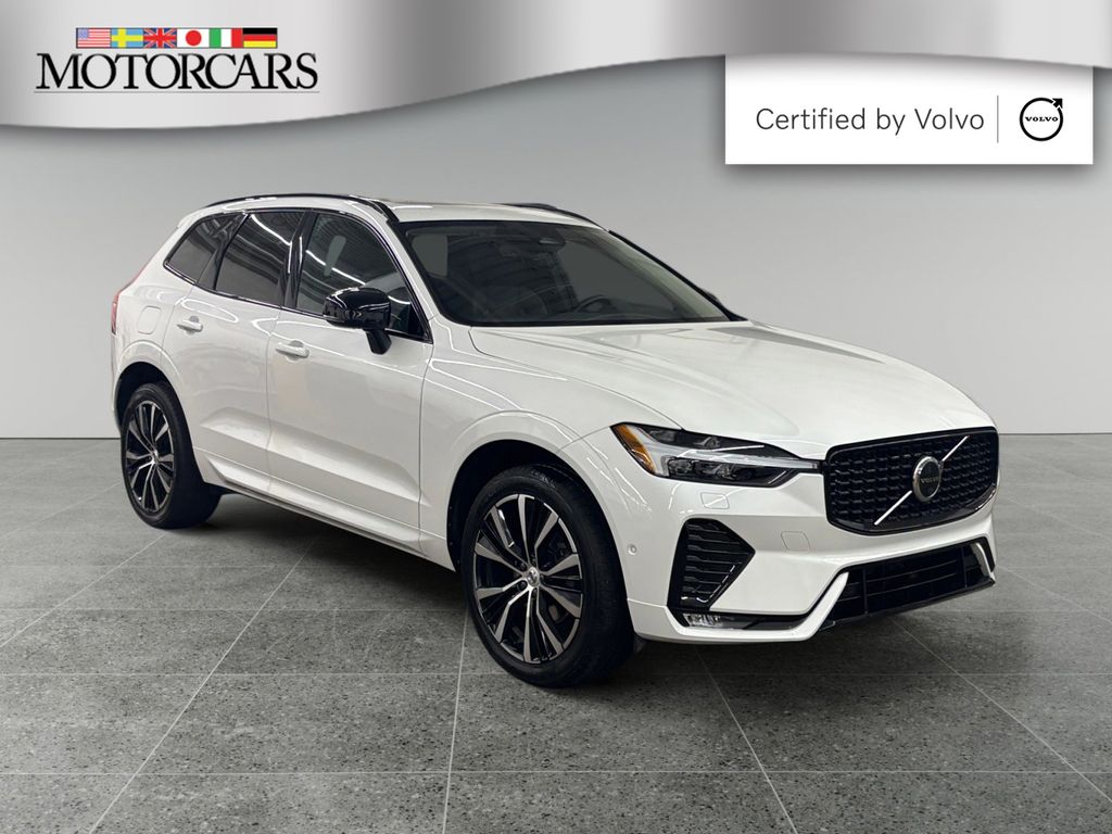 Crystal White 2023 Volvo XC60 SUV / Crossover All-Wheel Drive Automatic