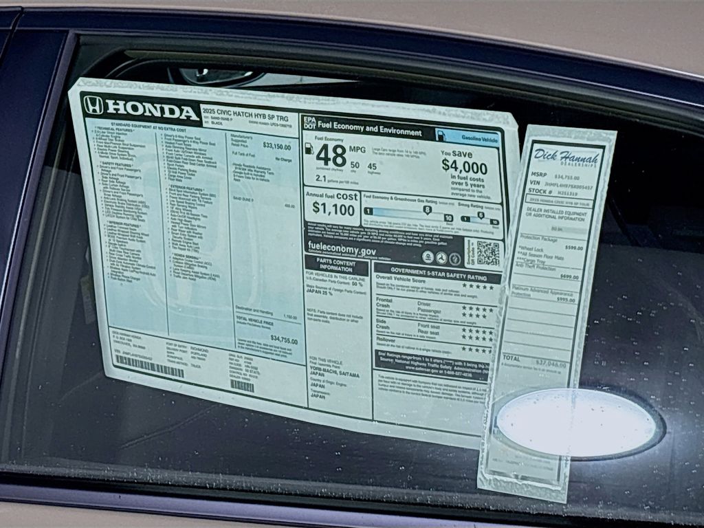 2025 Honda Civic Hybrid Sport Touring