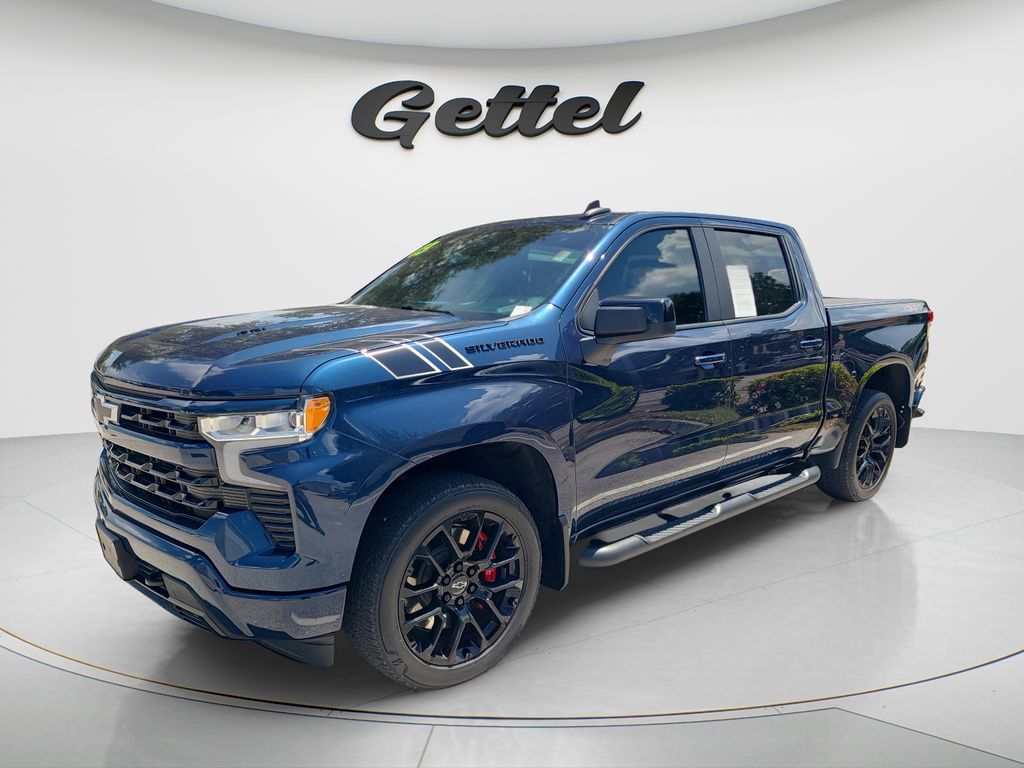 Northsky Blue Metallic 2023 Chevrolet Silverado 1500 Pickup Truck Four-Wheel Drive Automatic