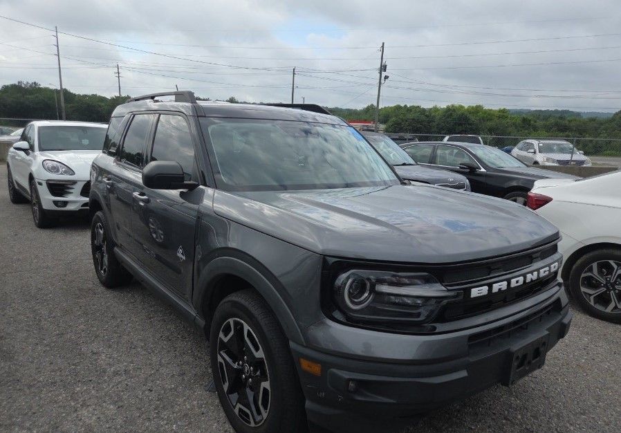 Gray Metallic 2021 Ford Bronco Sport SUV / Crossover All-Wheel Drive 8-Speed Automatic