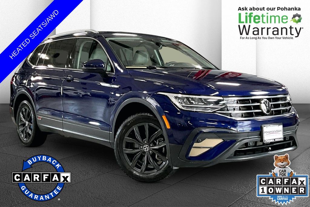 Atlantic Blue Metallic 2024 Volkswagen Tiguan SUV / Crossover All-Wheel Drive 8-Speed Automatic