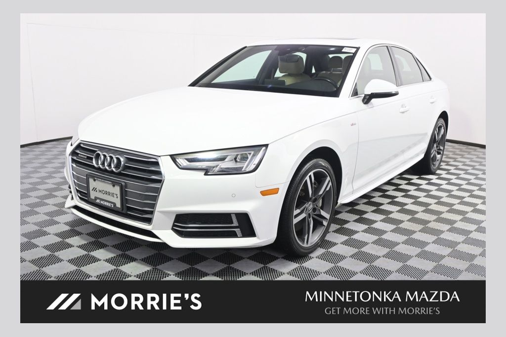 Ibis White 2017 Audi A4 Sedan All-Wheel Drive 7-Speed Automatic